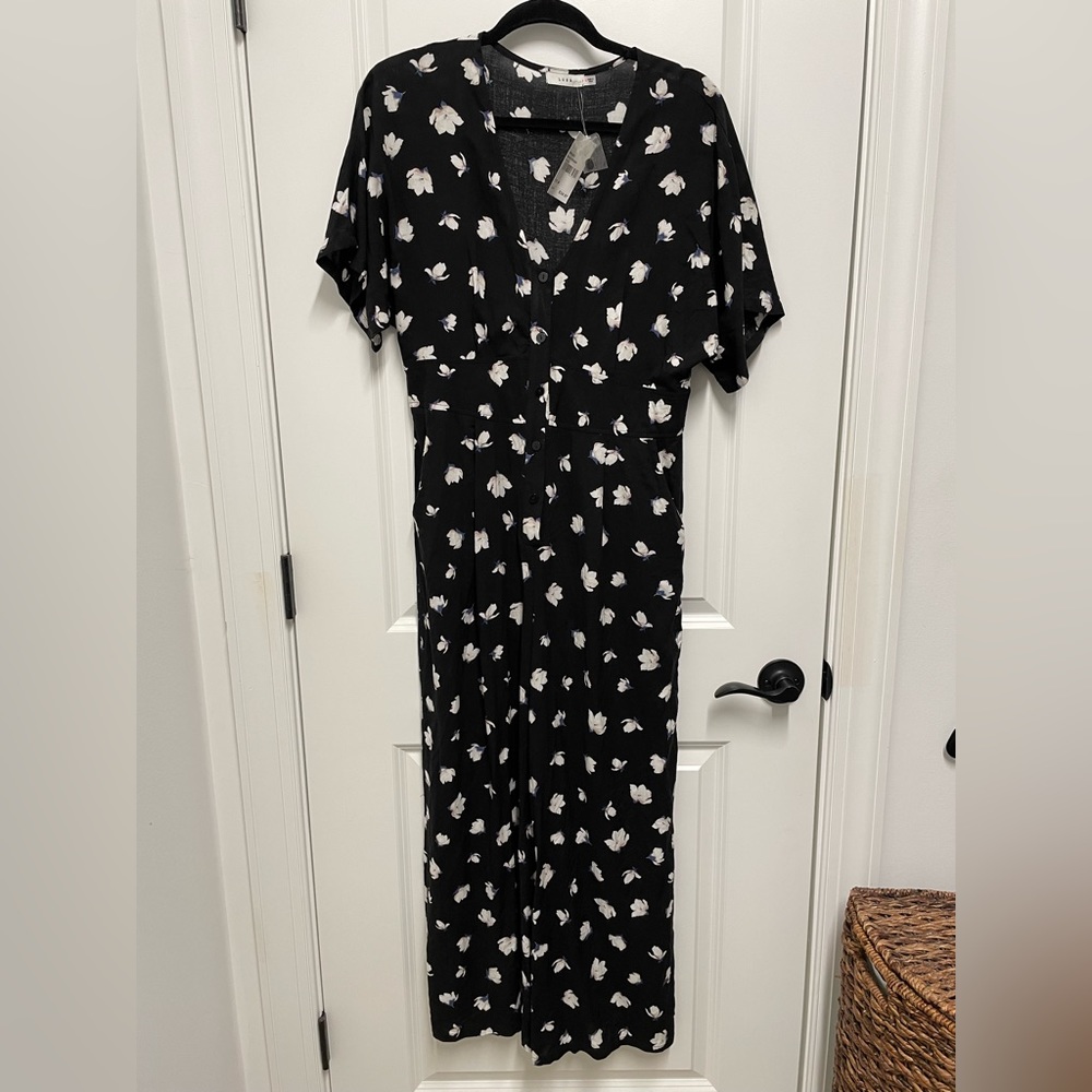 NWT Floral jumpsuit